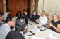 Minister Ritz and Consul General Doreen Steidle at a roundtable with industry, HK
