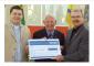 Minister Jeremy Harrison, Councillor Tony Leeson and Minister Gerry Ritz at infrastructure funding announcement, Sept. 25, 2009