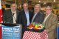 MP Joe Preston, Murray Porteous, board member of Canadian Horticultural Council, Minister Ritz, and MP Ed Holder